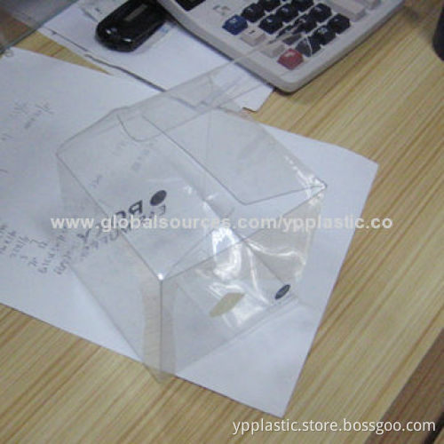 Small plastic clear box wholesale, 100% recyclable material, custom print is welcome